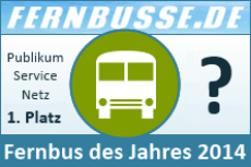 Wahl zum Fernbus des Jahres 2014: Mitmachen und Freifahrten gewinnen
